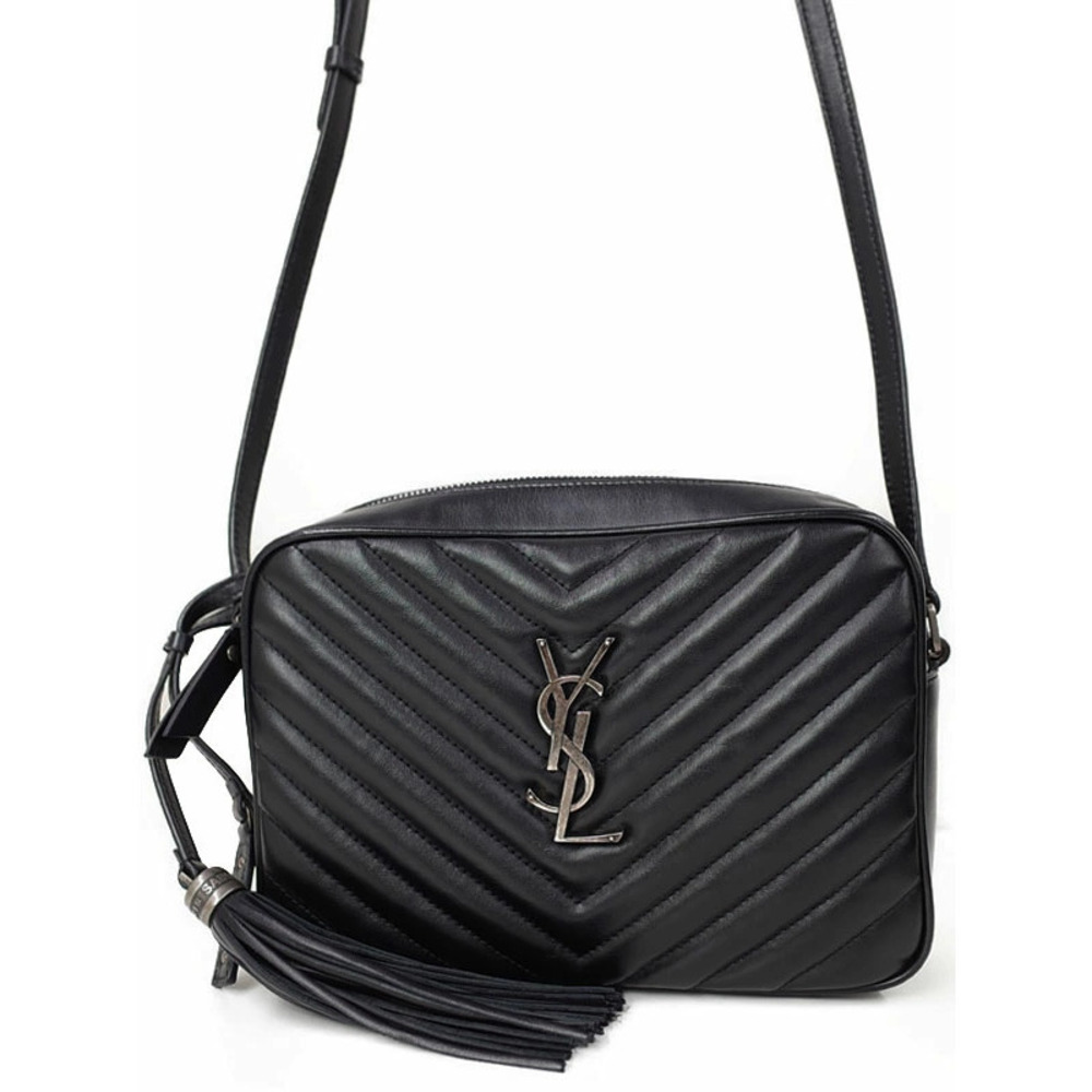 SAINT LAURENT Paris Fringe Saint Paris Lou Camera Bag Shoulder